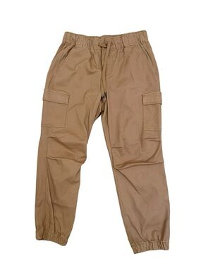 CAbi Men's Cargo Joggers in Tan Brown